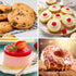 ALLTOP 12 Pcs Round Biscuit Cutter, Stainless Steel Baking Tool for Cookie Shaping and Cake Decoration