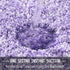 Yimobra Luxury Bathroom Rugs, Fluffy Non Slip Bath Mats, Quick Dry Plush Shower Rugs, 32"x 20", Purple and White