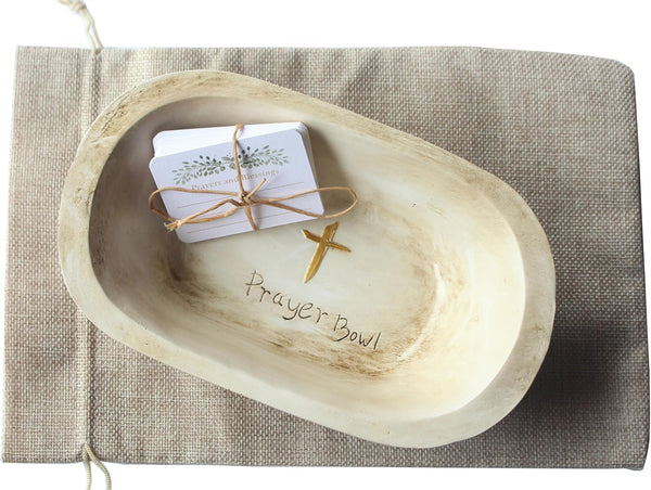 Fight Club Prayer Bowl with Prayer Cards, Blessing Bowls for Christian Gifts, 1 Set
