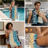 Set, 8 Set SEMAXE Bath Towel Piece Towel for Bathroom, Quick Dry Cotton Towels with Hanging Loops, Easy Care, Geometric