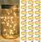 24 Pack Yellow Fairy Lights 7Ft 20 LED Twinkle String Lights 3