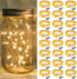 24 Pack Yellow Fairy Lights 7Ft 20 LED Twinkle String Lights 3