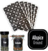 AllSpice Preprinted Water Resistant Square Spice Jar Labels - Set of 2" Labels
