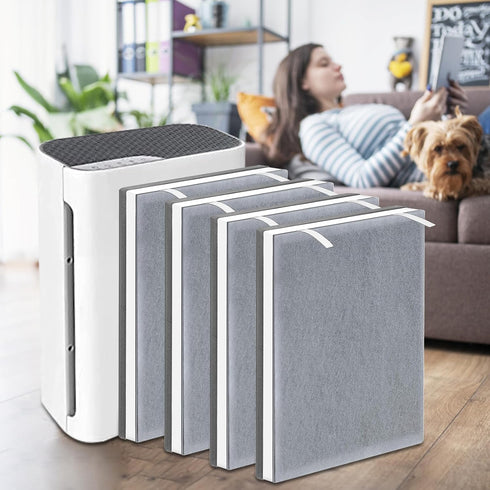 Vital100 Replacement Filter for LEVOIT Vital 100 Air Purifier, 3-in-1 H13 True HEPA and Activated Carbon Filters, 4 Pack