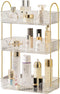 Akinbas 3 Tier Bathroom Organizer Countertop Makeup Perfume Tray Skincare Organizer for