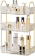 Akinbas 3 Tier Bathroom Organizer Countertop Makeup Perfume Tray Skincare Organizer for