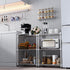 MZG Wire Storage Shelving 3-Tier Utility Shelving Unit, Steel Organizer Wire Rack for Home, Kitchen, Office - Chrome