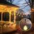46 Pack HOOSUN Curtain Hooks Clips,S Hooks for Hanging Outside String Lights,Metal Curtain Rod Hooks,Small Light