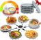 YOHHOS Warming Mat for Food,Upgrade 6-Pad Food Warming Mat,Fast Heating Silicone Warmer Tray
