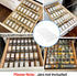 MIUKAA Clear Acrylic Spice Drawer Organizer, 4 Tier Seasoning Jars Drawers Insert, Kitchen Spice Rack Tray for Drawer/Countertop (Jars not included) by MIUKAA