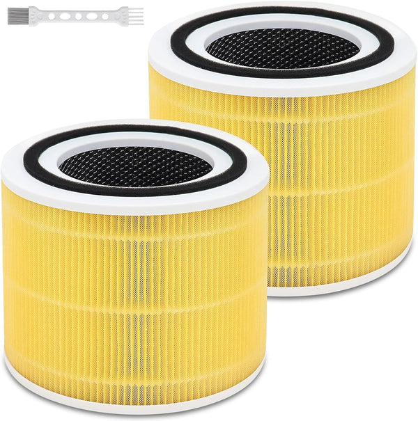 Core 300 2 Pack Compatible with LEVOIT Core 300 and Core 300S, True Filter High-Efficiency Activated Carbon