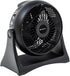 Comfort Zone Table Fan, 8 inch, 3 Speed, Electric, Wall Mountable, Adjustable Tilt, CZHV8T