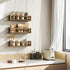 TidyCorner Upgraded Thick Floating Shelves, Solid Wood Bookshelf for Wall, Floating Book Shelves Use as Wall Shelves