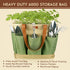 YAUNGEL Garden Tools Set, Gardening Tools Heavy Duty Stainless Steel Garden Supplies Hand Tools with Wooden Handle, Storage Tote Bag, Gardening Gifts for Women and Men, for Mom