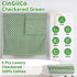 Set 6 600GSM, 100% 2 (55 28 4 (29 14 Checkered Bath Towels of Large, Cotton Shower Towels * * in), Hand Towels * *
