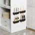 DegMongee 4PCS Wall Mounted Shoe Rack with Sticky Hanging Strips, No Drilling Wall