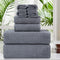 8 Piece Oversized Gray Bath Towel Set-2 Extra Large Bath Towel Sheets,2