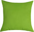 Handmade Decorative Solid 100% Cotton Canvas Throw Pillow Covers, 20"x20", Apple Green - TangDepot