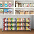 MOOACE Can Rack Organizer, 2 in 1 Can Storage Dispenser, Holds up to 72 Cans, Pantry Kitchen Cabinet