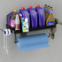 2 Garage Shop Paper Towel Holder Wall Mount, Garage Organization Paper Towel Phone Holder with Shelf and Hooks, Heavy