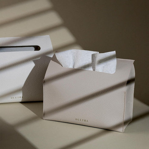 3-Way OLETHA Hand Towel Box Cover Compatible with Kleenex Disposable Paper Hand Towels - Bottom Covered & Mounting