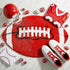 32x20, Funtery Football Rug for Boys and Sports Fan Room Decor Play Area Non Slip Mat Sports Area Rug Plush Carpet