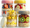16 OZ 4Pack, Overnight Oats Jars with Lids, Glass Meal Prep Containers,