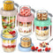 4 Pack Overnight Oats Containers with Lids and Spoons, 20 oz (16+4)
