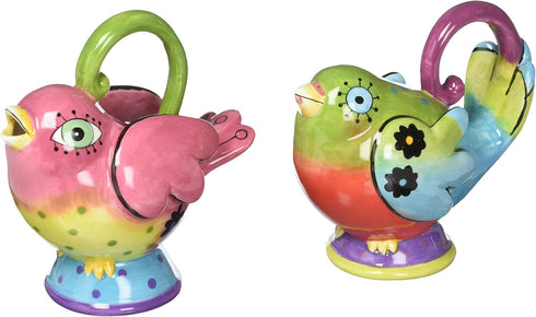 Flights of Fancy Sugar and Creamer Set, 4-3/8-Inch and 5-Inch