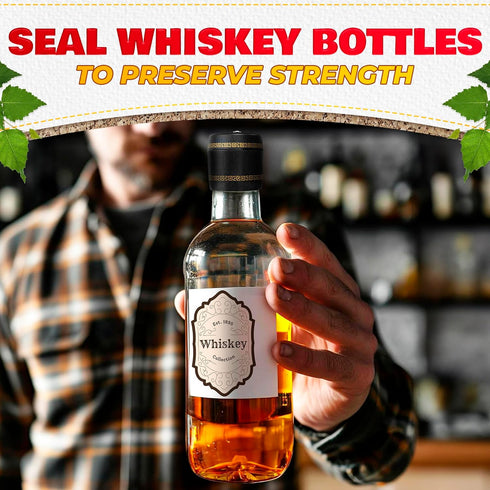 3 Pcs Wine Bottle Lock Cap - 1-1.1in Soda Lock Cap Liquor Bottle Locking Caps for Password Bottle Security