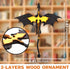 7.9 inch, Big Size Dragon Ornament, Wooden Book Shelf, Library, Bookshelf Decor, Book Lovers Gifts