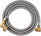 Dishwasher Installation Kit, 3/8 Inch Compression and MIP Elbow, 6 Foot Braided Stainless Steel Connectors, 41041