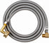 Dishwasher Installation Kit, 3/8 Inch Compression and MIP Elbow, 6 Foot Braided Stainless Steel Connectors, 41041