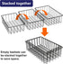 Joben Oligey 12 Pack Small Wire Storage Baskets for Organizing, Metal Bins for Kitchen, Bathroom, Pantry Organization