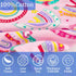 3-8Years, 30''X50, 100% Swimming,Rainbow VOOVA & MOVAS Hooded Towels for Kid Soft | Thick | Cotton | Absorbent Towel