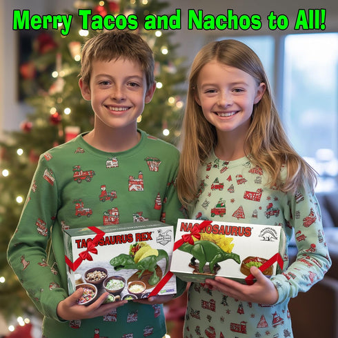 Funwares Original Tacosaurus Dinosaur Taco Holder, Fun Practical Gift, Holds 2 Tacos