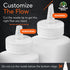 2-pack 16oz Homestead Choice Plastic Squeeze Bottles for Sauces - Condiment Squeeze Bottles for Liquids - BPA Free