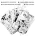 WOONKIT Anime Posters Pack - 50PCS 4X6 INCH MHA Anime Wall Collage Kit for Bedroom and Dorm Decor