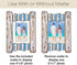 EXCELLO GLOBAL PRODUCTS Rustic Wooden Home Decor Picture Frame, 8.25x11.5 in, Fits Pictures 5x7 and 4x6 with Matte