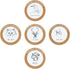 Cork Trivet, 5 Pcs 7.28" Trivets for Hot Dishes & 4" Coasters