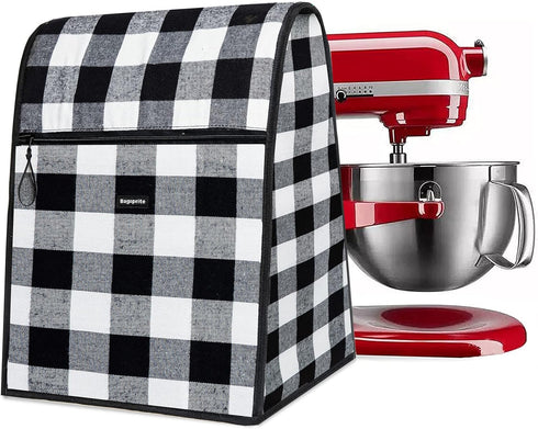 BAGSPRITE Stand Mixer Cover for KitchenAid - Fits 4.5-8 Quart Tilt Head & Bowl Lift Models with Extra Pockets