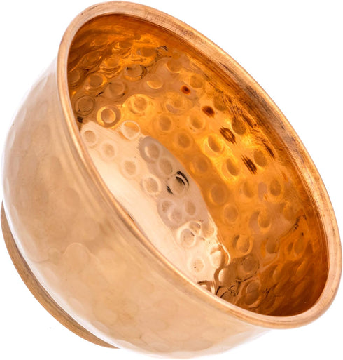 Alternative Imagination Hammered Copper Offering Bowl for Altar Use, Rituals, Decoration
