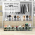 Yes!Fresh Closet 3 4 Pack) Shoe Slot Organizer, Boutique Display Style Shoe Stacker for A Pair of Shoes, Separable Shoe