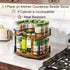 11 inches, 10.5 inches Spice Rack Organization for Cabinet - Height Adjustable Rotating Lazy Susan Organizer, Spice