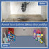 Under Sink Mat for Kitchen Waterproof, 34" x 22" Silicone Mat for Shelf Liner Organizer, Cabinet Sink Protector in Black