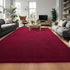 Burgundy Red Area Rugs for Bedroom Living Room, 4x6 Feet Indoor Memory Foam Rug, Modern Washable Shag Carpets