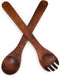 Lipper International Cherry Finished Salad Servers, One Pair, 13" Long