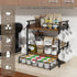 3 Countertop, 12 Coffee Bar Organizer, Tier Coffee Station Organizer for Mug Cup Holder Stand with Hooks, with K Cup