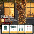 2Pack 50-Count 13FT Warm White Christmas Lights, Incandescent Mini String Lights Green Wire, UL Certified Connectable
