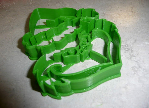 Grinch Head Dr Seuss Book Cartoon Character Christmas Movie Cookie Cutter Baking Tool Made in USA PR682